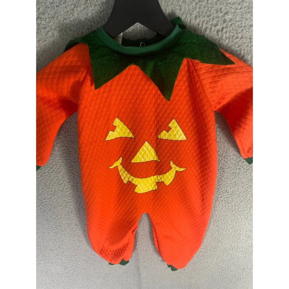 Vintage 1994 BabyGro Pumpkin Halloween Costume Infant USA Made 90s 12–18 Months